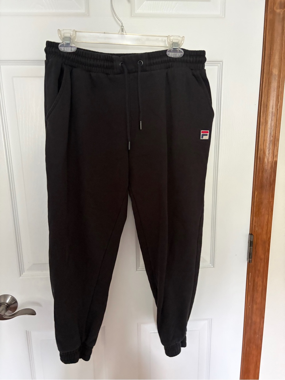 Fila Black Logo Jogger Sweatpants